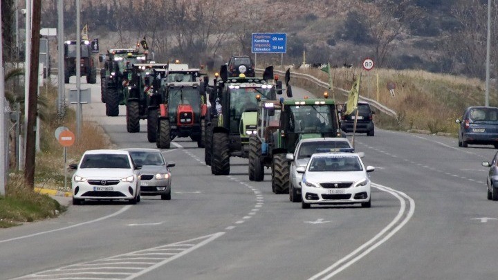 Στην Αθήνα οι αγρότες για το συλλαλητήριο